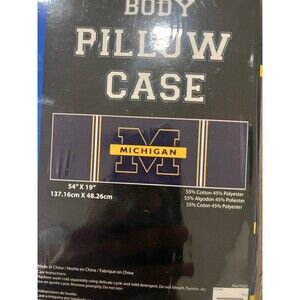 NCAA Body Pillow Case